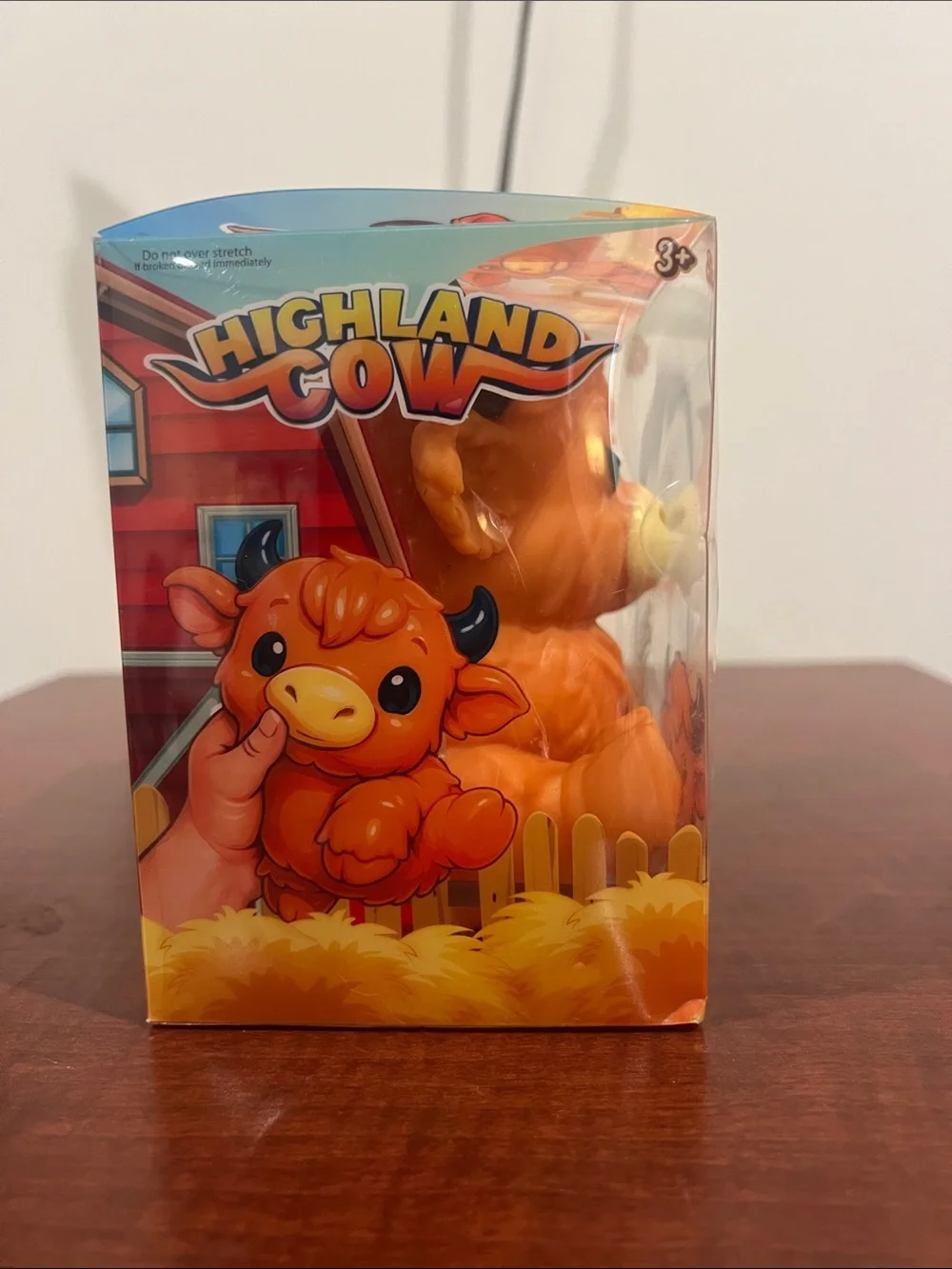 Highland Cow Squishy - Orange